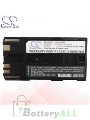 CS Battery for Canon UC-X30Hi / UC-X40Hi / UC-X45Hi / UC-X50 Battery 4400mah CA-BP950