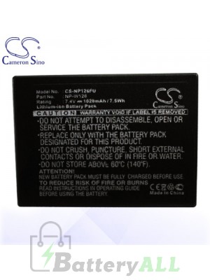 CS Battery for Fujifilm X-M1 / X-T1 / X-T2 / X-T10 Battery 1020mah CA-NP126FU