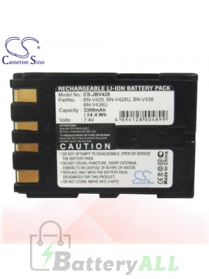 CS Battery for JVC GR-D92 / GR-D93 / GR-D93US / GR-D200 Battery 3300mah CA-JBV428