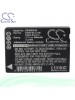 CS Battery for Panasonic Lumix DMC-ZR1W / DMC-ZR3 / DMC-ZR3A Battery 890mah CA-BCG10