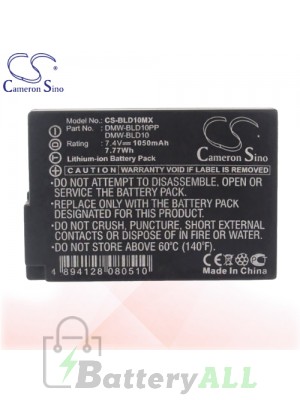 CS Battery for Panasonic Lumix DMC-GF2KGK / DMC-GF2KK Battery 1050mah CA-BLD10MX