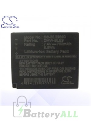 CS Battery for Panasonic Lumix DMC-GF3CW / DMC-GF3KK Battery 750mah CA-BLE9MC