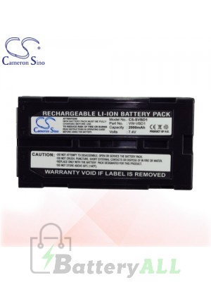 CS Battery for Panasonic NV-GS37E-S / NV-GS35 / NV-GS38GK Battery 2000mah CA-SVBD1