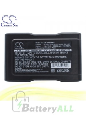 CS Battery for Sony DSR-300A / DSR-300AP / DSR-300F Battery 10400mah CA-BPL90MC