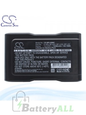 CS Battery for Sony DSR-450WSPL / DSR-500WS / DSR-500WSL Battery 10400mah CA-BPL90MC