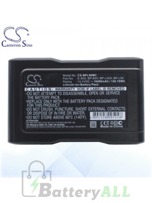 CS Battery for Sony DXC-D50PH / DXC-D50PK / DXC-D50PL Battery 10400mah CA-BPL90MC