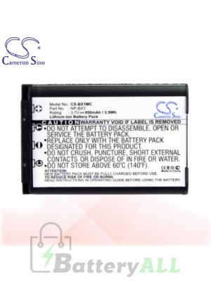 CS Battery for Sony DSC-HX50 / DSC-HX50V/B / DSC-HX50VB Battery 950mah CA-BX1MC