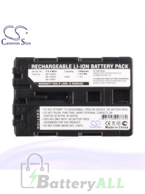 CS Battery for Sony DCR-TRV40E / DCR-TRV50 / DCR-TRV50E Battery 1300mah CA-FM50