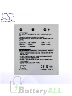 CS Battery for Toshiba MEHBT4 / Toshiba gigashot V10 Battery 1230mah CA-TOBT4