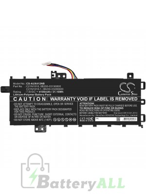 CS-AUX412NB For Asus Laptop Battery Model C21N1818