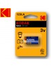 Kodak ULTRA Lithium 123LA / CR17345 / 5018LC / DL123A / CR123A / EL123A / 123LA-A 3.0V Battery (1 pack)