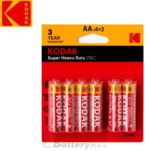 Kodak Zinc Super Heavy Duty Aa R6pum 3 Impa 792403 15v Battery 42 Pack 2647