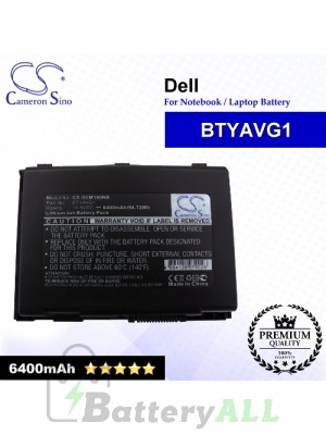 CS-DEM180NB For Dell Laptop Battery Model BTYAVG1 / X7YGK