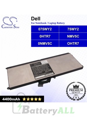 CS-DEX150NB For Dell Laptop Battery Model 075WY2 / 0HTR7 / 0NMV5C / 75WY2 / NMV5C / OHTR7