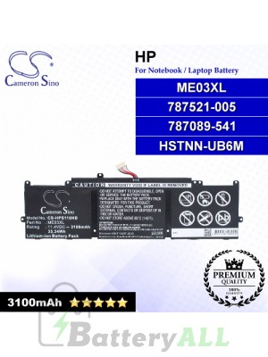 CS-HPS110NB For HP Laptop Battery Model 787089-541 / 787521-005 / HSTNN-UB6M / ME03XL