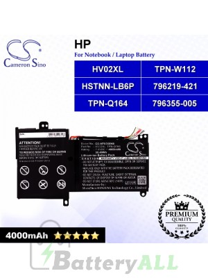 CS-HPX366NB For HP Laptop Battery Model 796219-421 / 796355-005 / HSTNN-LB6P / HV02XL / TPN-Q164 / TPN-W112