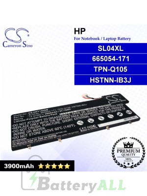 CS-HPY140NB For HP Laptop Battery Model 665054-171 / HSTNN-IB3J / SL04XL / TPN-Q105