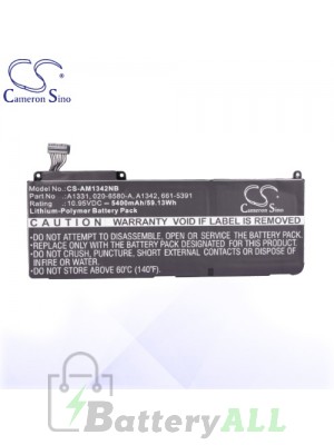 CS Battery for Apple MacBook Pro MC373LL/A 15.4" / MC375LL/A 13.3" Battery L-AM1342NB