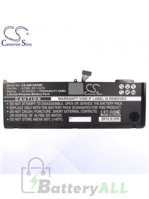 CS Battery for Apple MC721LL/A A1286 MacBookPro8.2 Battery L-AM1382NB