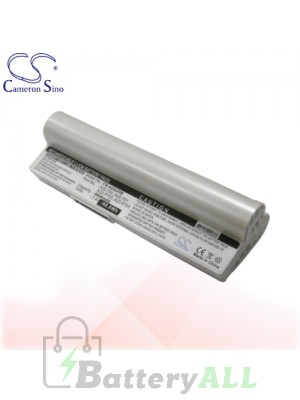 CS Battery for Asus 90-OA001B1100 / Eee PC 701 701C 800 801 8G Linux Battery White L-AUA2HB