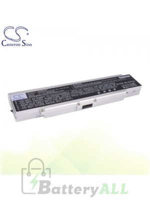 CS Battery for Sony VAIO VGN-CR290EAL / VGN-CR290EAN / VGN-CR290EAP Battery Silver BPL9HT