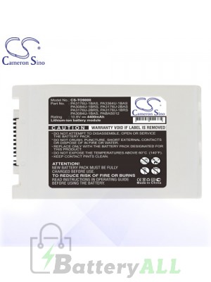 CS Battery for Toshiba PA3176U-1BAS / PA3364U-1BAS / PABAS012 Battery L-TO9000