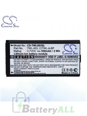 CS Battery for Nintendo C/TWL-A-BP / TWL-003 Battery TWL003SL