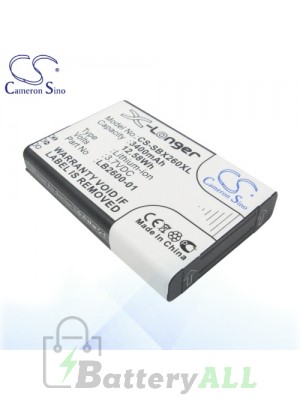 CS Battery for 4G Systems LB2600-01 / XSBox GO+ Battery SBX260XL