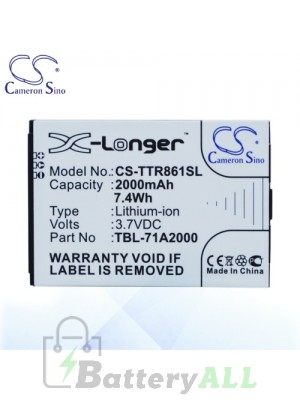 CS Battery for TP-Link TBL-71A2000 / TP-Link M5350 M7300 Battery TTR861SL