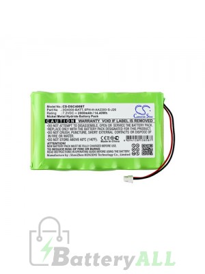 DSC 3G4000 Cellular Communicato Battery Replacement (CameronSino Brand) 2000mAh CS-DSC400BT-AS3