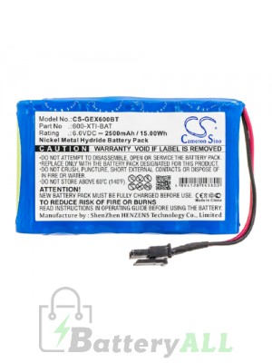 GE Simon Xti Battery Replacement (CameronSino Brand) 2500mAh CS-GEX600BT-AS3