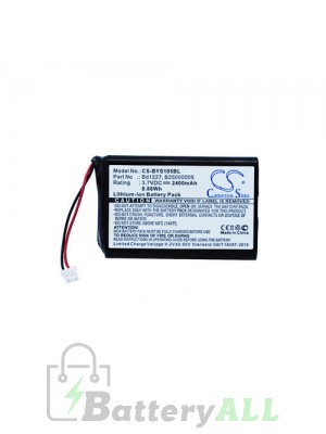 Baracoda B25000001 Battery Replacement (CameronSino Brand) 2400mAh CS-BYS105BL-BS1