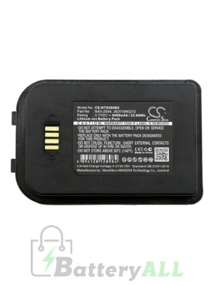 Bluebird J62510N0272 Battery Replacement (CameronSino Brand) 6400mAh CS-NTX500BX-BS3