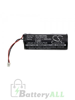 Unitech 1400-900014G Battery Replacement (CameronSino Brand) 1600mAh CS-UMS380BL-BS3