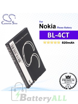 CS-NK4TSL For Nokia Phone Battery Model BL-4CT