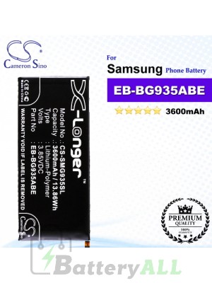 CS-SMG935SL For Samsung Phone Battery Model EB-BG935ABA / EB-BG935ABE / GH43-04575A / GH43-04575B