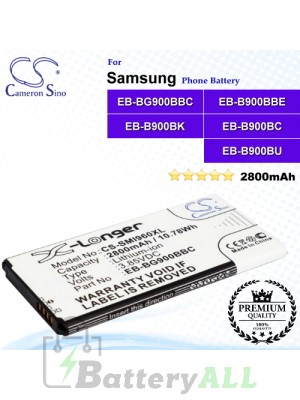 CS-SMI960XL For Samsung Phone Battery Model EB-BG900BBC / EB-B900BBE / EB-B900BK / EB-B900BC / EB-B900BU