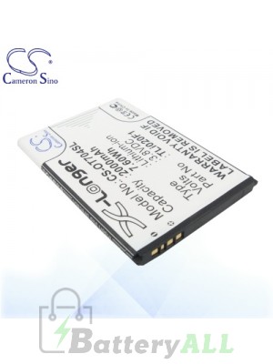 CS Battery for Alcatel OT-5042E / OT-5042F / OT-5042G / OT-5042T Battery PHO-OT704SL