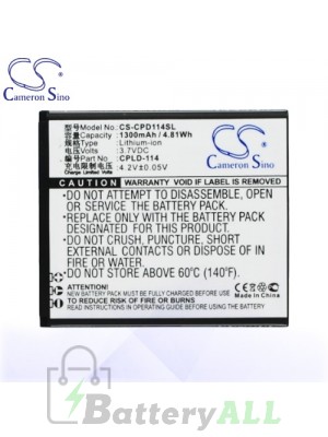 CS Battery for Coolpad CPLD-114 / Coolpad 8079 Battery PHO-CPD114SL