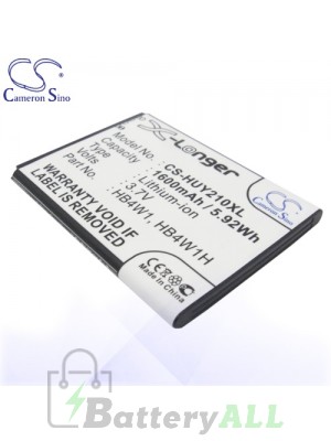 CS Battery for Huawei HB4W1 / HB4W1H / Ascend C8813D / Ascend C8813 Battery PHO-HUY210XL