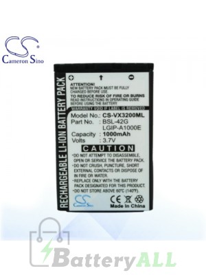 CS Battery for LG LX350 / UX4750 / VI125 / VX6200 / VX8100 / vx8300 Battery PHO-VX3200ML