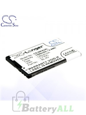 CS Battery for Nokia BL-4U / Nokia 3120 Classic / 301 / 301-1 Battery PHO-NK4UXL