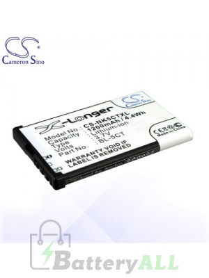 CS Battery for Nokia 6303 / 6303i classic / 6730 / C3-01 / C5 Battery PHO-NK5CTXL