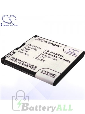 CS Battery for Nokia BL-5K / Nokia 701 / C7 / C7-00 Battery PHO-NK5KSL