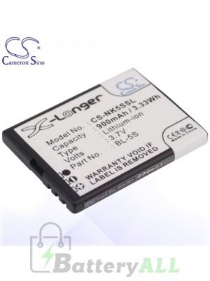 CS Battery for Nokia BL-5S / Nokia 2330 Classic Battery PHO-NK5SSL