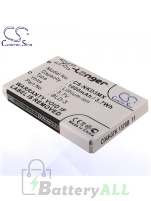 CS Battery for Nokia 6200 / 6220 / 6225 / 6560 / 6585 / 6610 / 6610i Battery PHO-NKD3MX