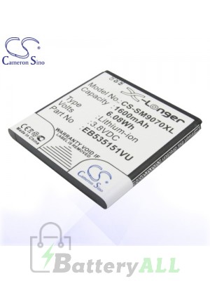 CS Battery for Samsung EB535151VU / EB535151VUBSTD / SCH-I659 Battery PHO-SM9070XL