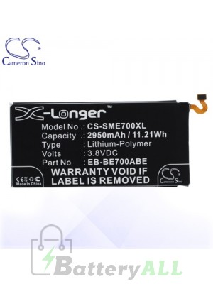 CS Battery for Samsung EB-BE700ABE / Galaxy E7 / SM-E7000 Battery PHO-SME700XL