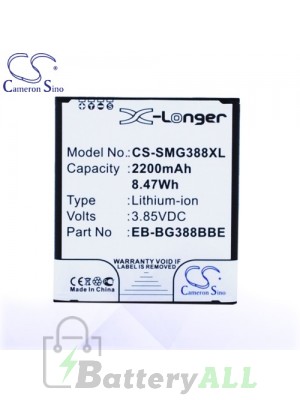 CS Battery for Samsung EB-BG388BBE / EB-BG388BBECWW / GH43-04433A Battery PHO-SMG388XL