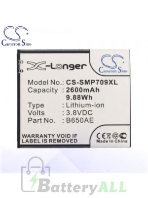 CS Battery for Samsung SCH-P709 / SM-V101F / SM-Z3 / SM-Z300F/DS Battery PHO-SMP709XL